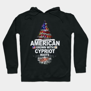 Christmas Tree  American Grown With Cypriot Roots - Gift for Cypriot From Cyprus Hoodie